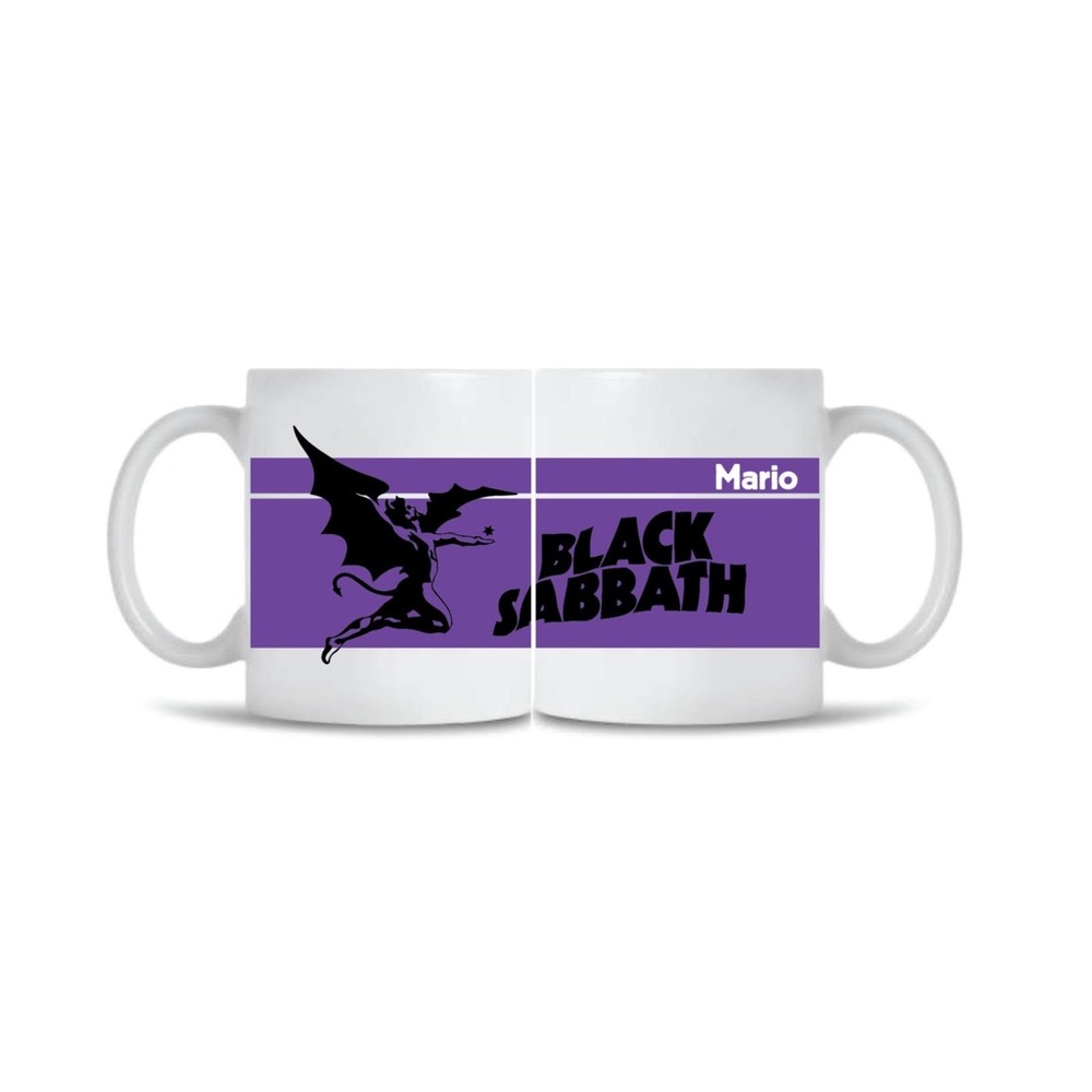 Black Sabbath Purple Mug
